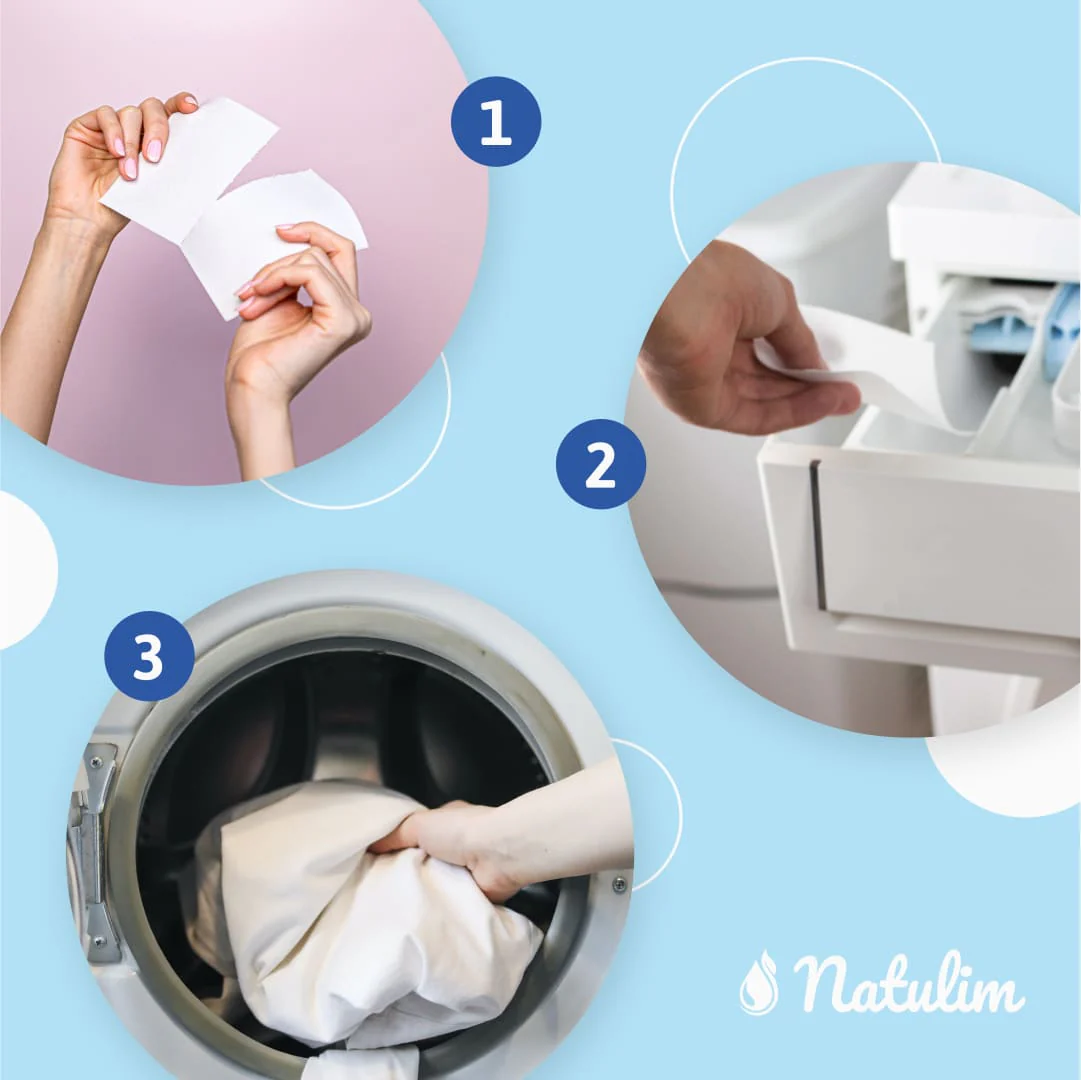 Pack Anual Eco-Tiras de lavar Natulim para bebés - 360 lavagens - Image 3